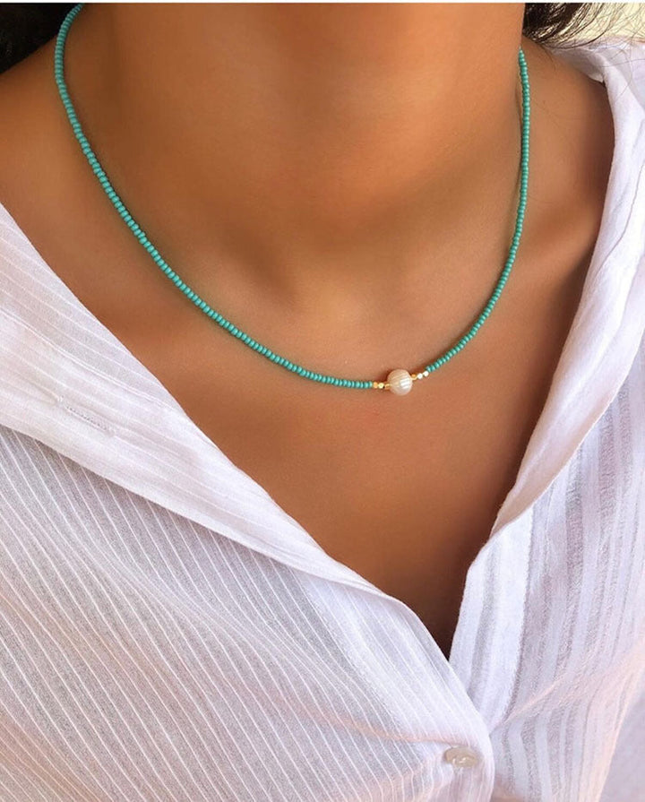 Calypso | Collana in perla turchese