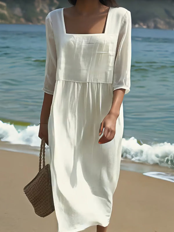 Luna | Abito in lino casual