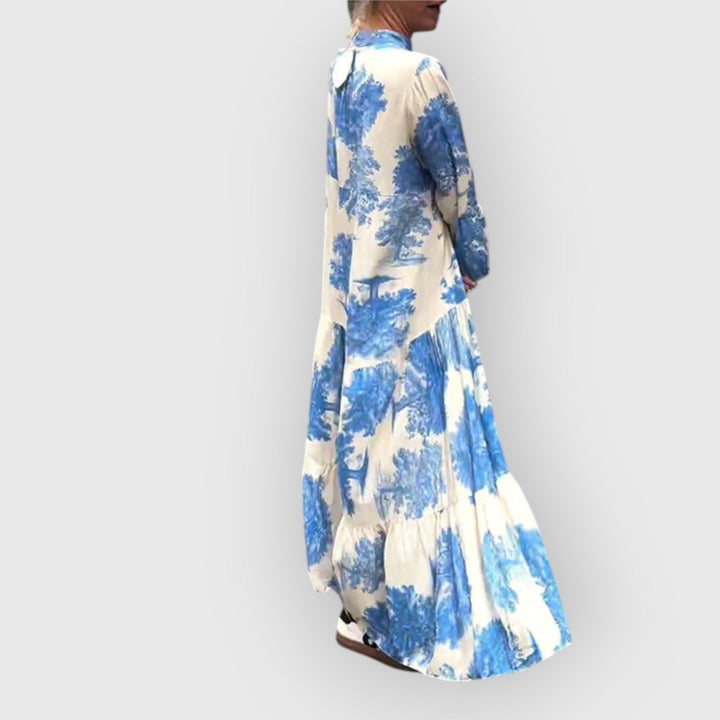 Elena | Vestito artigianale floreale