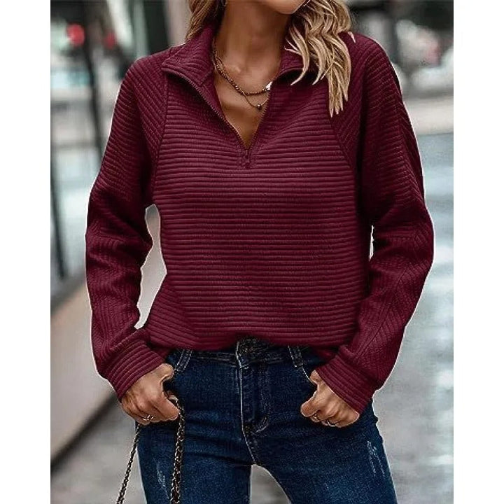 Adeline | Maglione Artigianale da Donna con Scollo a V