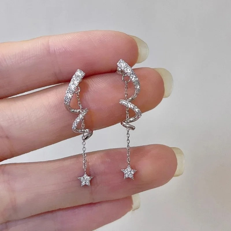 Cristal | Eleganti orecchini con dettagli scintillanti