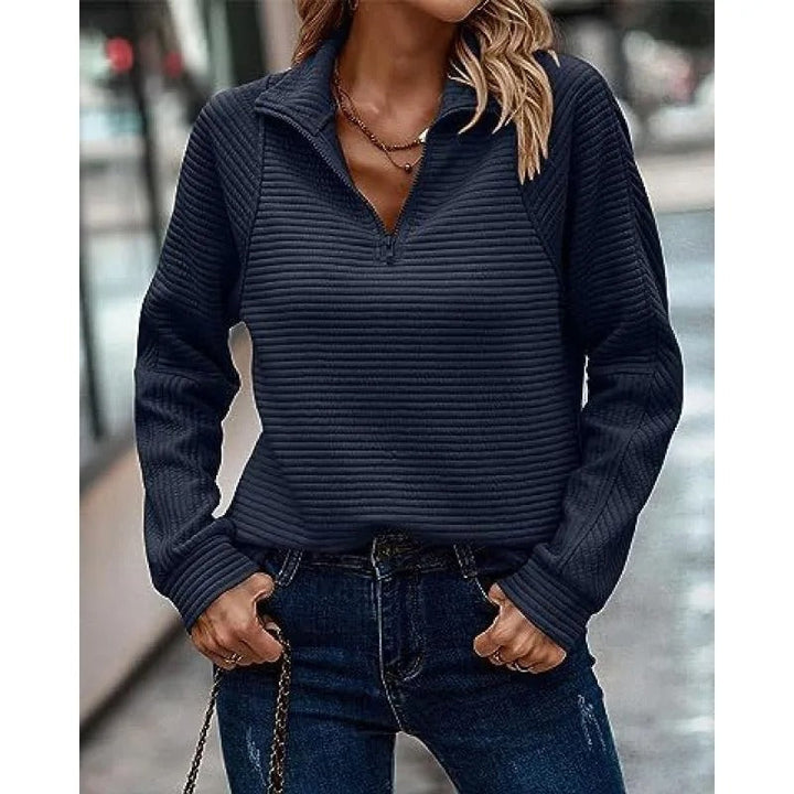 Adeline | Maglione Artigianale da Donna con Scollo a V