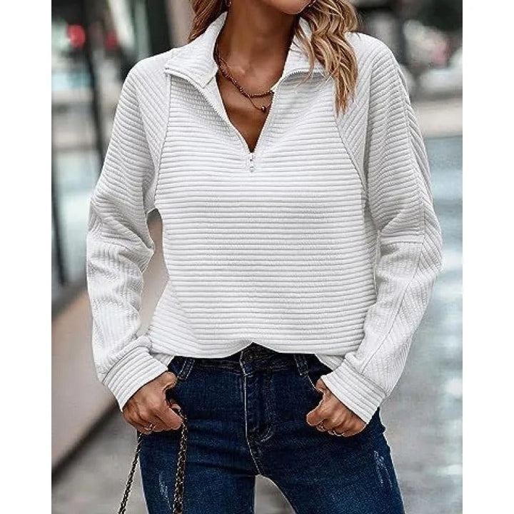 Adeline | Maglione Artigianale da Donna con Scollo a V