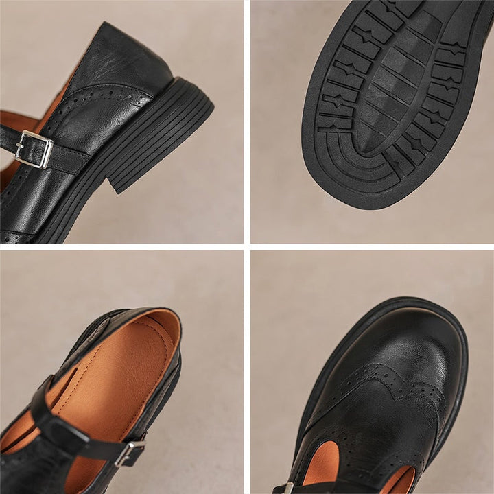 Velda | Eleganti Mary Janes in Pelle Artigianale