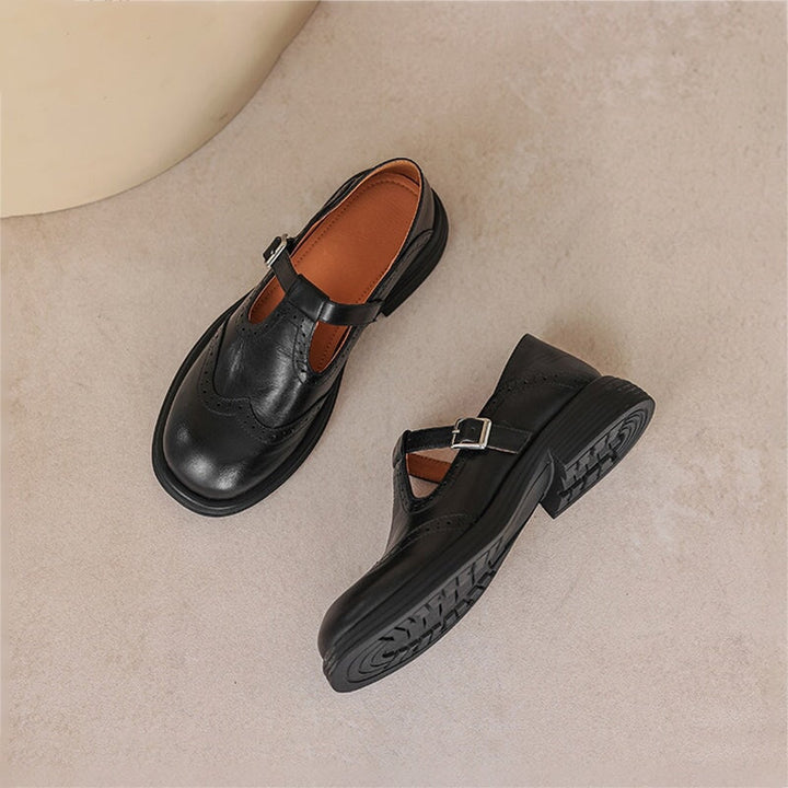 Velda | Eleganti Mary Janes in Pelle Artigianale