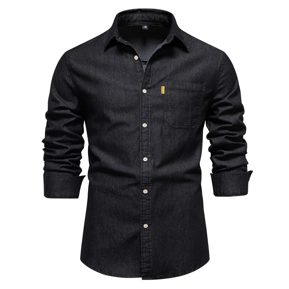 Paul™ | Camicia da Uomo in Denim e Cotone