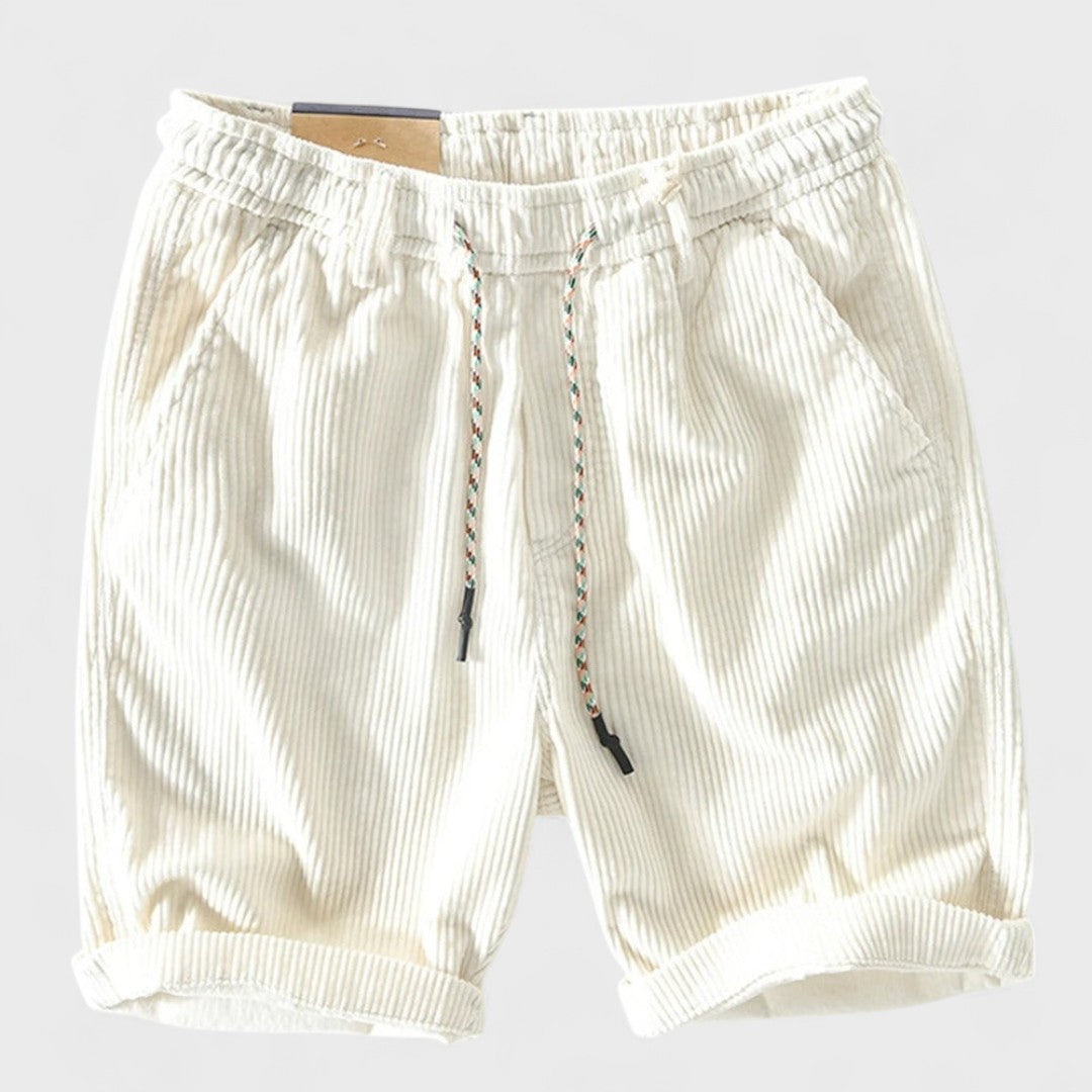 Giaco | Pantaloni Corti Artigianali a Costine da Uomo