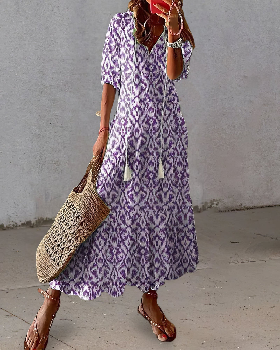 Diana | Abito boho artigianale